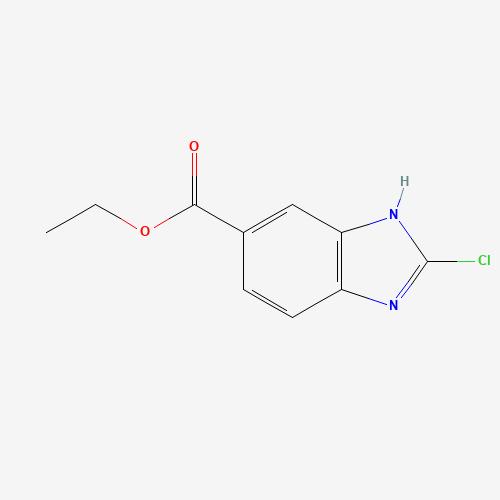 857035-29-1 ethyl 2-chloro-3H-benzimidazole-5-carboxylate chemical structure