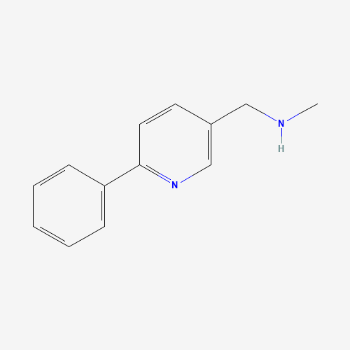 879896-40-9 N-methyl-1-(6-phenylpyridin-3-yl)methanamine chemical structure