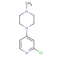1000802-63-0 1-(2-chloropyridin-4-yl)-4-methylpiperazine chemical structure