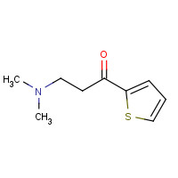 13196-35-5 3-(dimethylamino)-1-thiophen-2-ylpropan-1-one chemical structure