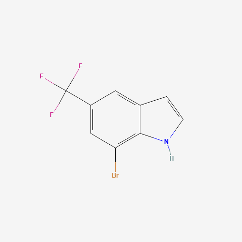 875306-23-3 7-bromo-5-(trifluoromethyl)-1H-indole chemical structure