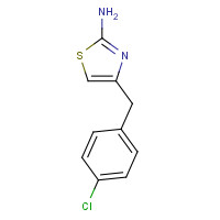 90797-72-1 4-[(4-chlorophenyl)methyl]-1,3-thiazol-2-amine chemical structure