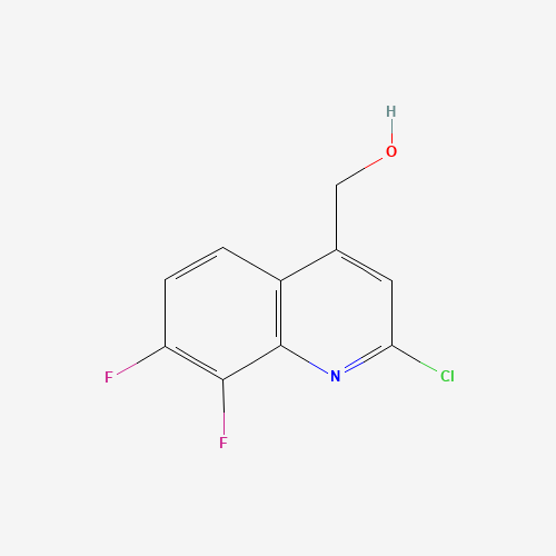1125702-53-5 (2-chloro-7,8-difluoroquinolin-4-yl)methanol chemical structure