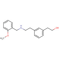 950503-37-4 2-[3-[2-[(2-methoxyphenyl)methylamino]ethyl]phenyl]ethanol chemical structure