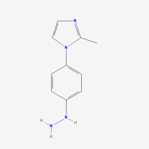 189298-29-1 [4-(2-methylimidazol-1-yl)phenyl]hydrazine chemical structure