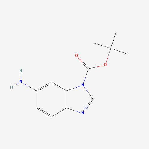 297756-32-2 tert-butyl 6-aminobenzimidazole-1-carboxylate chemical structure