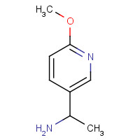 579515-25-6 1-(6-methoxypyridin-3-yl)ethanamine chemical structure
