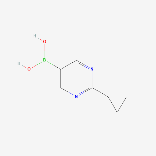 893567-15-2 (2-cyclopropylpyrimidin-5-yl)boronic acid chemical structure