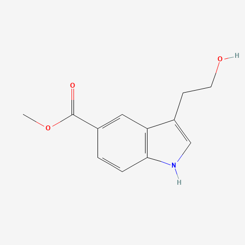 1135272-67-1 methyl 3-(2-hydroxyethyl)-1H-indole-5-carboxylate chemical structure