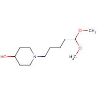 177947-81-8 1-(5,5-dimethoxypentyl)piperidin-4-ol chemical structure