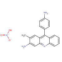 2391-28-8 9-(4-aminophenyl)-2-methylacridin-3-amine;nitric acid chemical structure