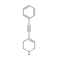 159503-81-8 4-(2-phenylethynyl)-1,2,3,6-tetrahydropyridine chemical structure