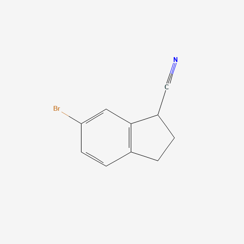 783335-58-0 6-bromo-2,3-dihydro-1H-indene-1-carbonitrile chemical structure