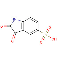 7313-70-4 2,3-dioxo-1H-indole-5-sulfonic acid chemical structure