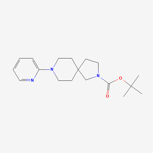 1246507-90-3 tert-butyl 8-pyridin-2-yl-2,8-diazaspiro[4.5]decane-2-carboxylate chemical structure