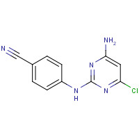 1398507-08-8 4-[(4-amino-6-chloropyrimidin-2-yl)amino]benzonitrile chemical structure