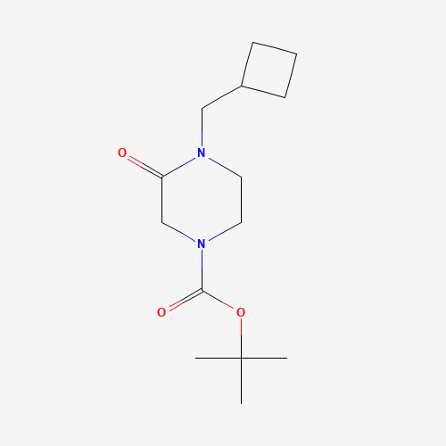 1284248-93-6 tert-butyl 4-(cyclobutylmethyl)-3-oxopiperazine-1-carboxylate chemical structure