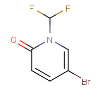 832735-61-2 5-bromo-1-(difluoromethyl)pyridin-2-one chemical structure