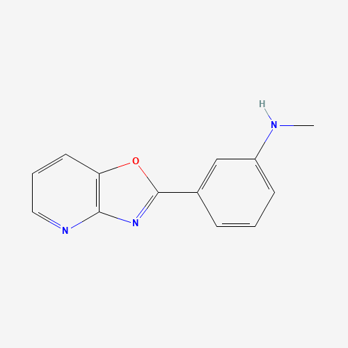 52334-47-1 N-methyl-3-([1,3]oxazolo[4,5-b]pyridin-2-yl)aniline chemical structure