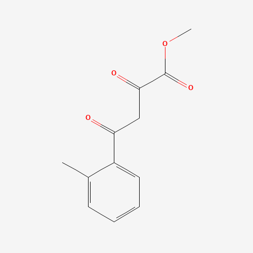 1037130-77-0 methyl 4-(2-methylphenyl)-2,4-dioxobutanoate chemical structure