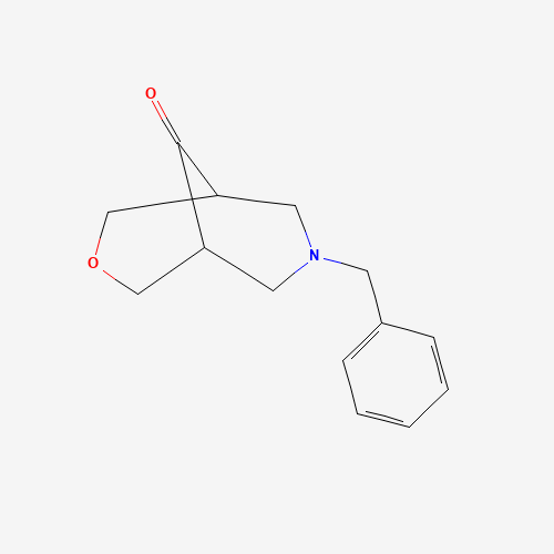 77716-01-9 7-benzyl-3-oxa-7-azabicyclo[3.3.1]nonan-9-one chemical structure
