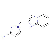 1179056-26-8 1-(imidazo[1,2-a]pyridin-2-ylmethyl)pyrazol-3-amine chemical structure