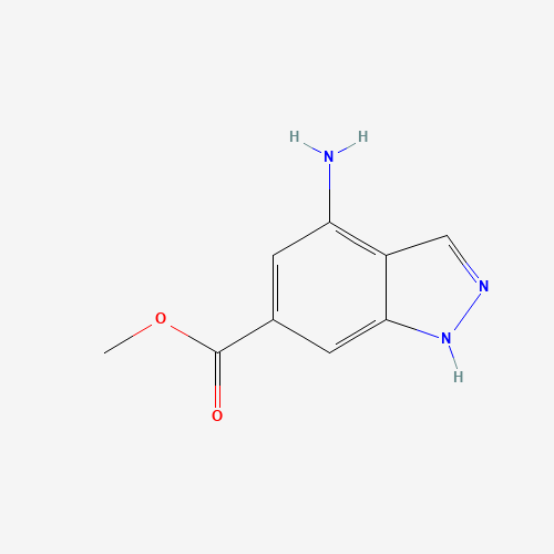 885518-51-4 methyl 4-amino-1H-indazole-6-carboxylate chemical structure
