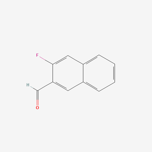 21597-61-5 3-fluoronaphthalene-2-carbaldehyde chemical structure