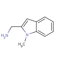 55556-57-5 (1-methylindol-2-yl)methanamine chemical structure