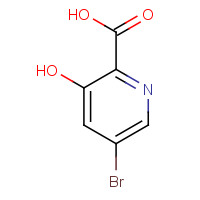 1160994-90-0 5-bromo-3-hydroxypyridine-2-carboxylic acid chemical structure