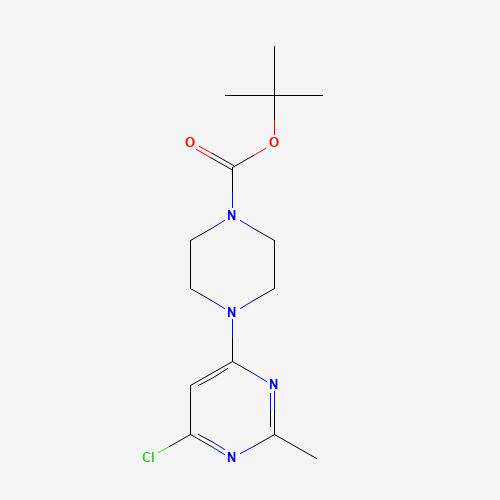203519-37-3 tert-butyl 4-(6-chloro-2-methylpyrimidin-4-yl)piperazine-1-carboxylate chemical structure