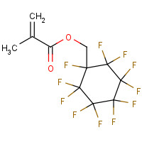 25965-83-7 (1,2,2,3,3,4,4,5,5,6,6-undecafluorocyclohexyl)methyl 2-methylprop-2-enoate chemical structure