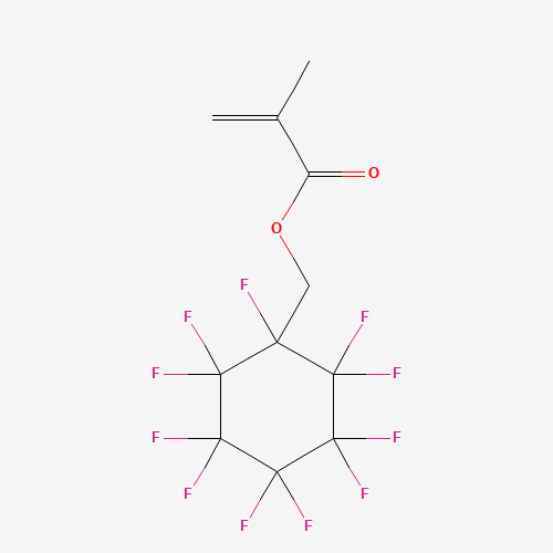 25965-83-7 (1,2,2,3,3,4,4,5,5,6,6-undecafluorocyclohexyl)methyl 2-methylprop-2-enoate chemical structure