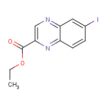 1005029-84-4 ethyl 6-iodoquinoxaline-2-carboxylate chemical structure