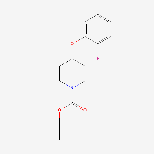 944808-08-6 tert-butyl 4-(2-fluorophenoxy)piperidine-1-carboxylate chemical structure