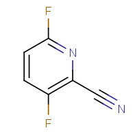 1214332-12-3 3,6-difluoropyridine-2-carbonitrile chemical structure