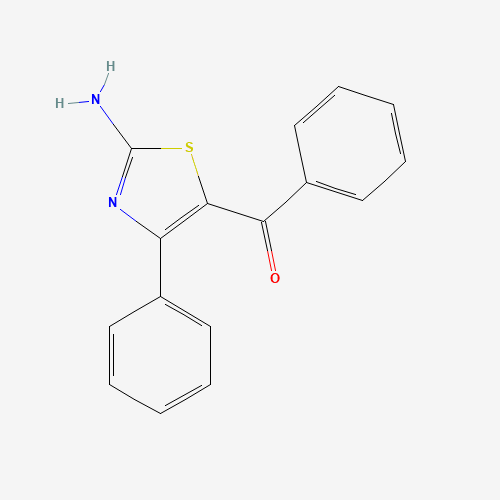 17279-56-0 (2-amino-4-phenyl-1,3-thiazol-5-yl)-phenylmethanone chemical structure