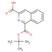 1268522-55-9 1-[(2-methylpropan-2-yl)oxycarbonyl]isoquinoline-3-carboxylic acid chemical structure
