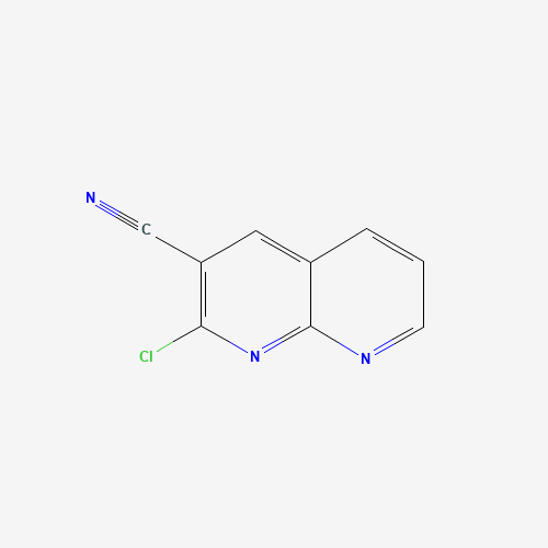 60467-75-6 2-chloro-1,8-naphthyridine-3-carbonitrile chemical structure