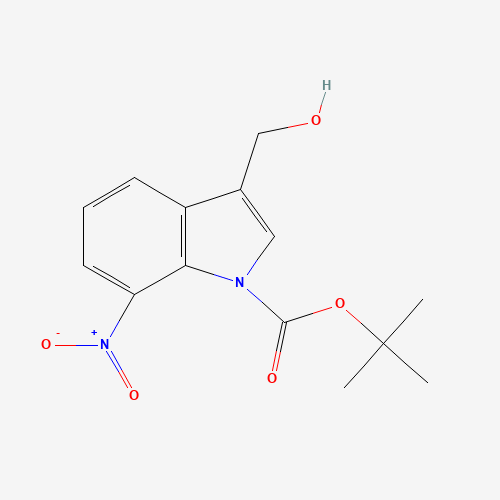 914349-15-8 tert-butyl 3-(hydroxymethyl)-7-nitroindole-1-carboxylate chemical structure