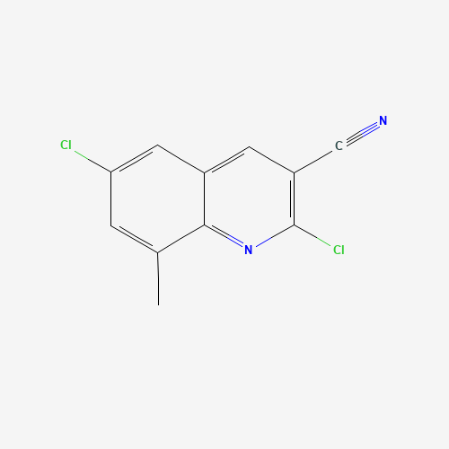 948291-60-9 2,6-dichloro-8-methylquinoline-3-carbonitrile chemical structure