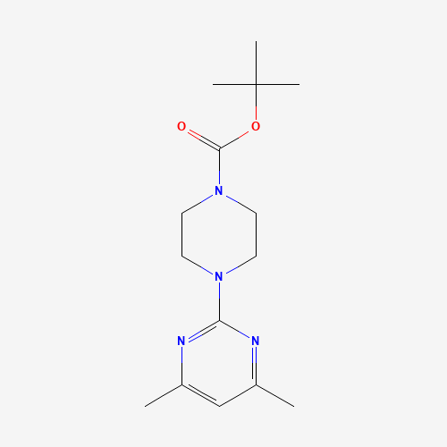 124894-09-3 tert-butyl 4-(4,6-dimethylpyrimidin-2-yl)piperazine-1-carboxylate chemical structure