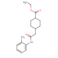 1415923-09-9 ethyl 4-[2-(2-aminoanilino)-2-oxoethyl]cyclohexane-1-carboxylate chemical structure