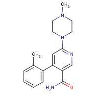342417-01-0 4-(2-methylphenyl)-6-(4-methylpiperazin-1-yl)pyridine-3-carboxamide chemical structure
