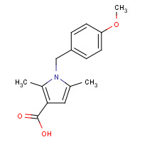 1019118-04-7 1-[(4-methoxyphenyl)methyl]-2,5-dimethylpyrrole-3-carboxylic acid chemical structure