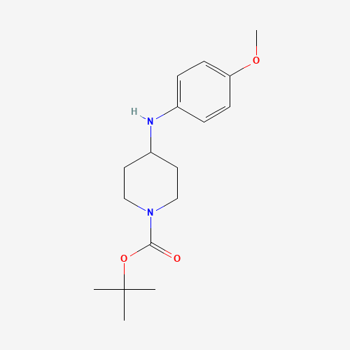 306934-84-9 tert-butyl 4-(4-methoxyanilino)piperidine-1-carboxylate chemical structure