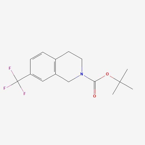1257855-77-8 tert-butyl 7-(trifluoromethyl)-3,4-dihydro-1H-isoquinoline-2-carboxylate chemical structure