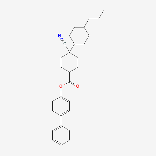 82492-42-0 [4-(4-cyanophenyl)phenyl] 4-(4-propylcyclohexyl)cyclohexane-1-carboxylate chemical structure
