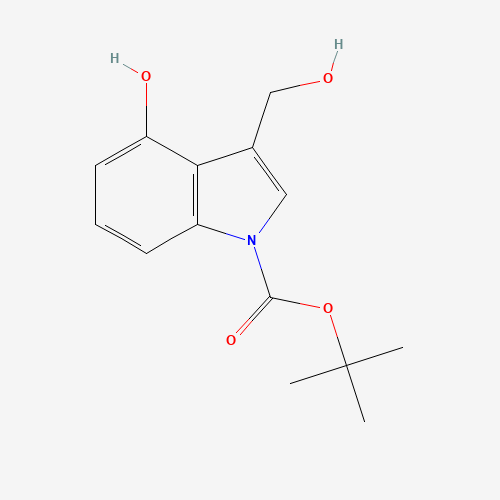 914349-12-5 tert-butyl 4-hydroxy-3-(hydroxymethyl)indole-1-carboxylate chemical structure