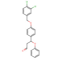 1202577-21-6 3-[4-[(3,4-dichlorophenyl)methoxy]phenyl]-3-phenoxypropanal chemical structure